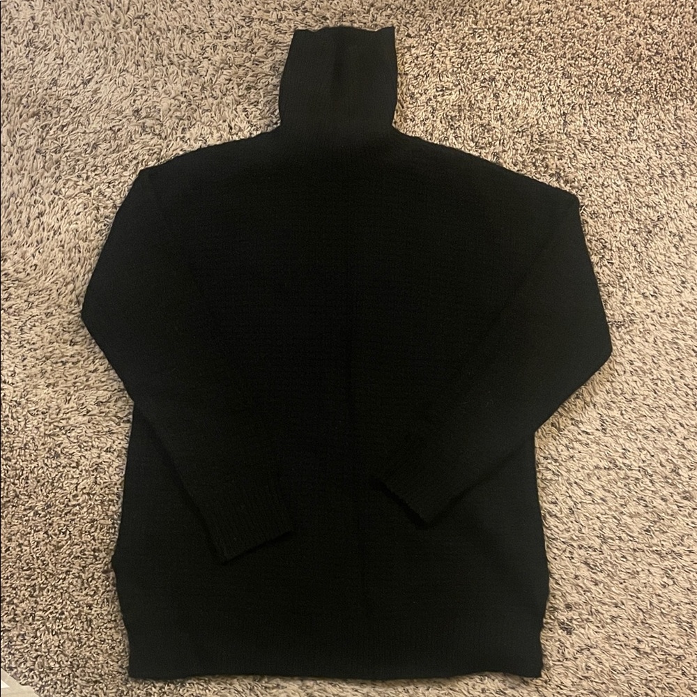 Theory Black Turtleneck Sweater